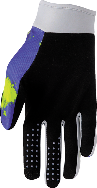 THOR Launchmode Bleach Gloves - Gray/Acid - XL 3330-8323