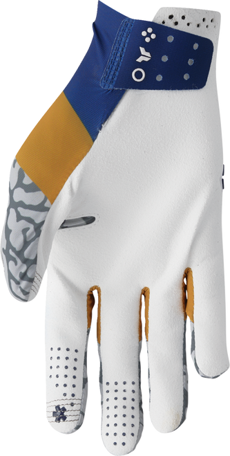 THOR Sportmode Bravo Gloves - Navy/Copper - 2XL 3330-8241
