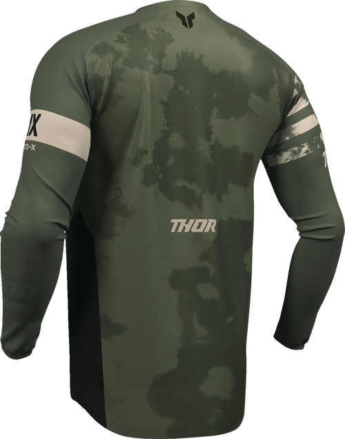 THOR Launchmode Bleach Jersey - Black/Camo - Medium 2910-8395