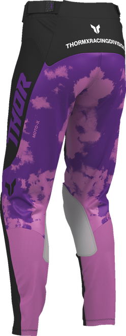 THOR Women's Launchmode Bleach Pants - Black/Orchid - US 9/10 2902-0428