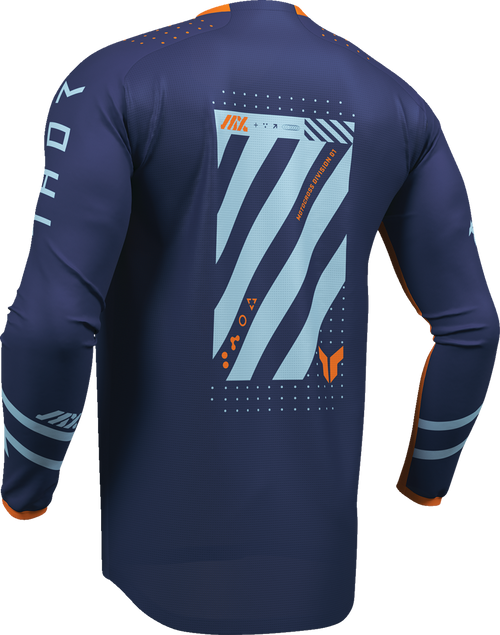 THOR Launchmode Futura Jersey - Navy/Orange - Large 2910-8426