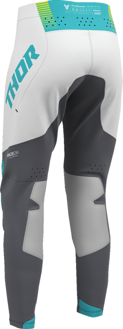 THOR Women's Sportmode Velocity Pants - Gray/Aqua - US 3/4 2902-0409