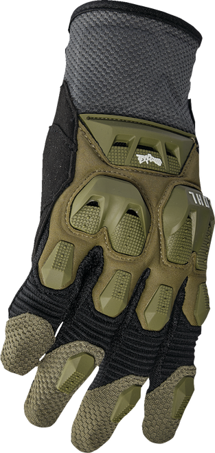 THOR Terrain Gloves - Army/Charcoal - XS 3330-8249
