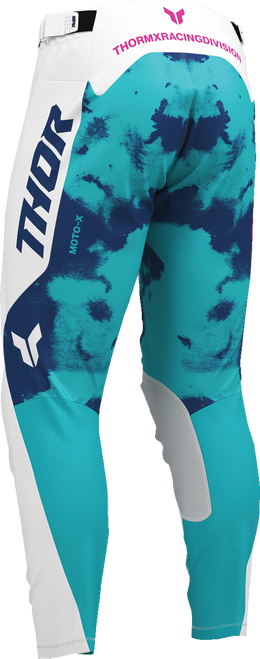 THOR Launchmode Bleach Pants - White/Aqua - US 38 2901-12317