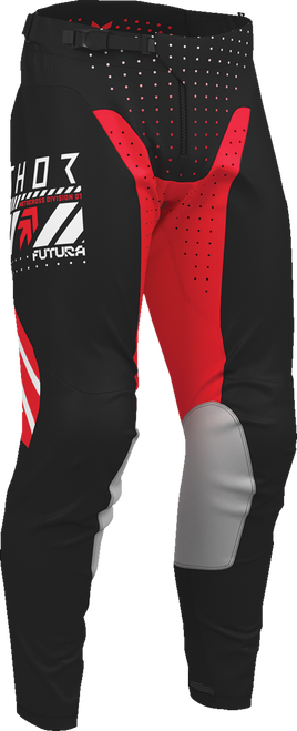 THOR Launchmode Futura Pants - Black/Red - US 36 2901-12289