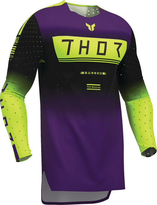THOR Sportmode Geo Jersey - Black/Purple - Small 2910-8742