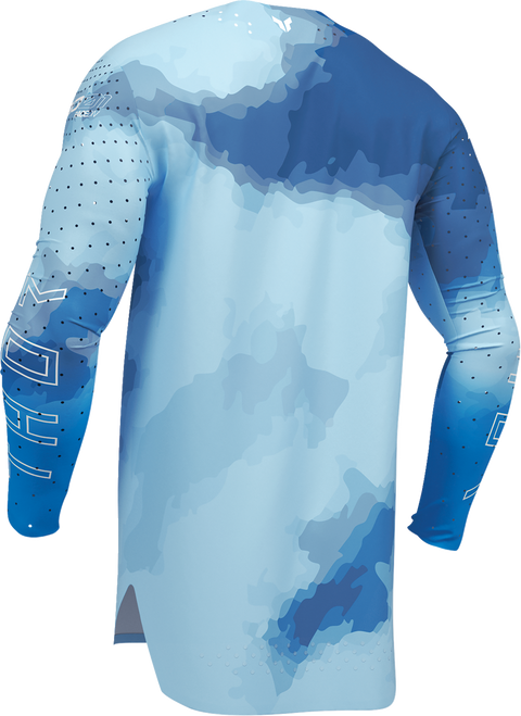 THOR Sportmode Carbon Jersey - Electric Blue/Powder Blue - 2XL 2910-8736