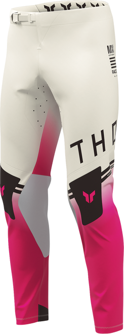 THOR Sportmode Geo Pants - Vintage White/Pink - US 32 2901-12827