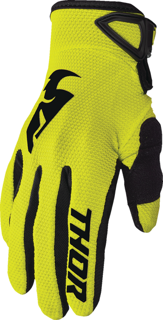 THOR Youth Sector Gloves - Acid - Large 3332-1737