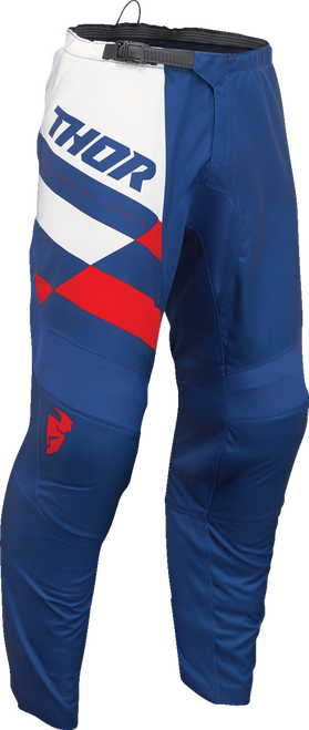 THOR Youth Sector Checker Pants - Navy/Red - US 26 2903-2443