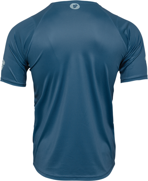THOR Assist Shiver Short-Sleeve Jersey - Teal/Midnight - Large 5120-0165