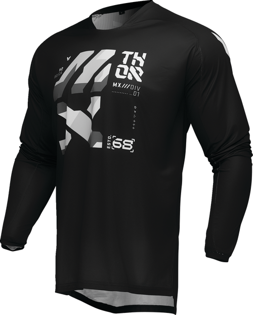 THOR Launchmode Brave Jersey - Black/Gray - Small 2910-8219