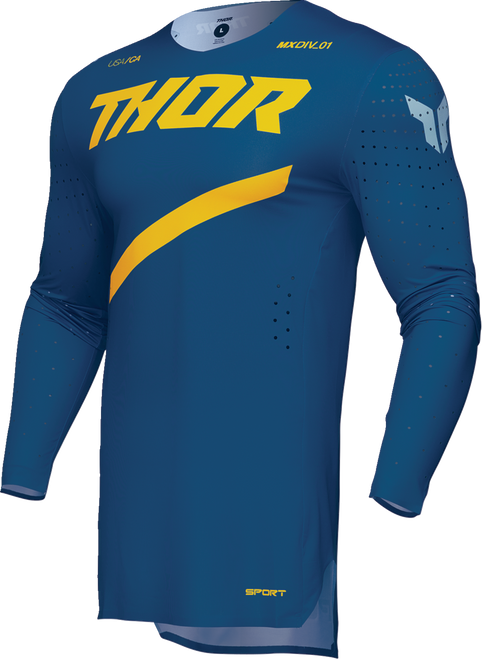 THOR Sportmode Brave Jersey - Blue - Small 2910-8094