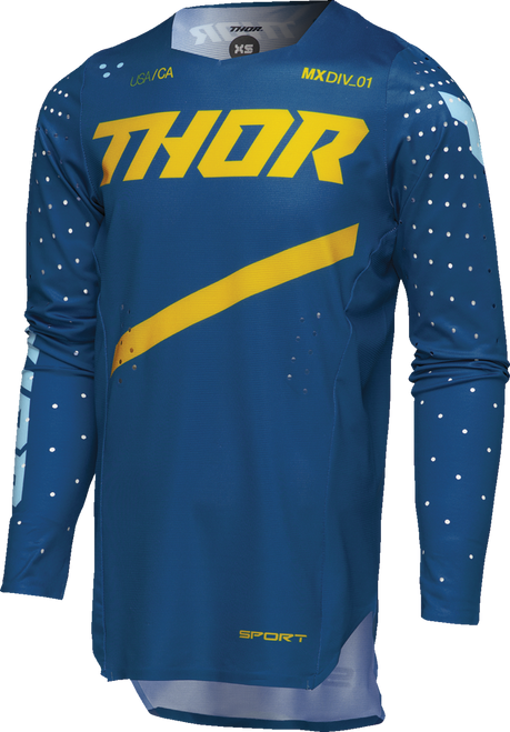 THOR Youth Sportmode Brave Jersey - Blue - Medium 2912-2536