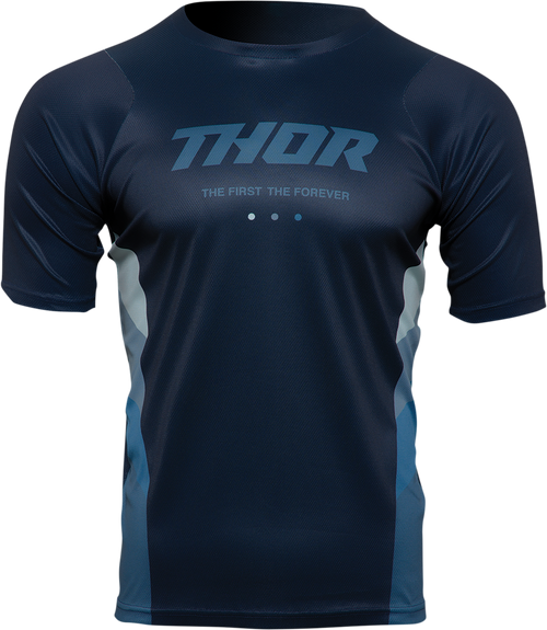 THOR Assist React Short-Sleeve Jersey - Midnight/Teal - XL 5120-0184