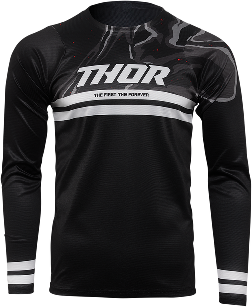 THOR Assist Banger Long-Sleeve Jersey - Black - Large 5120-0189