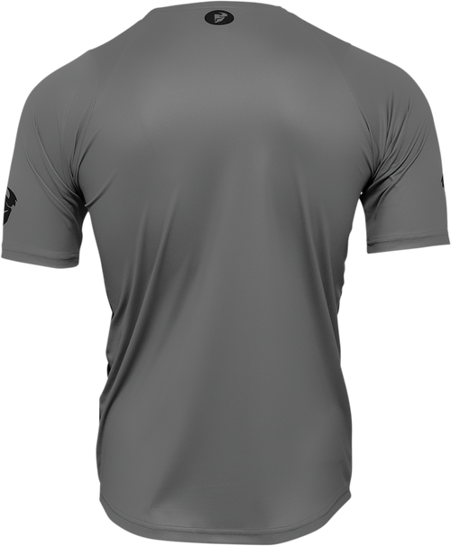 THOR Assist React Short-Sleeve Jersey - Gray/Purple - Medium 5120-0176