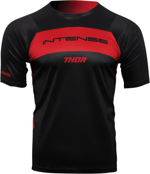 THOR Intense Assist Dart Short-Sleeve Jersey - Black/Red - Medium 5120-0152