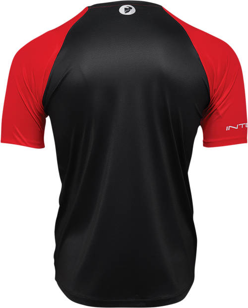 THOR Intense Assist Chex Short-Sleeve Jersey - Red/Black - XS 5120-0138