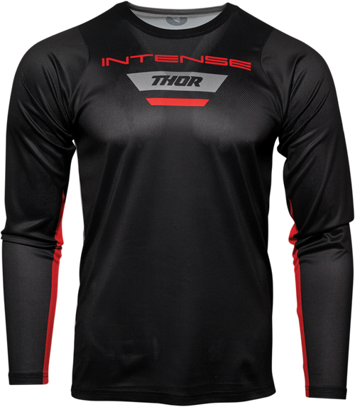 THOR Intense MTB Long-Sleeve Jersey - Black/Heather Gray - XL 5120-0066
