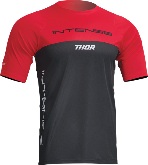 THOR Intense Assist Censis Short-Sleeve Jersey - Red/Black - XL 5020-0208