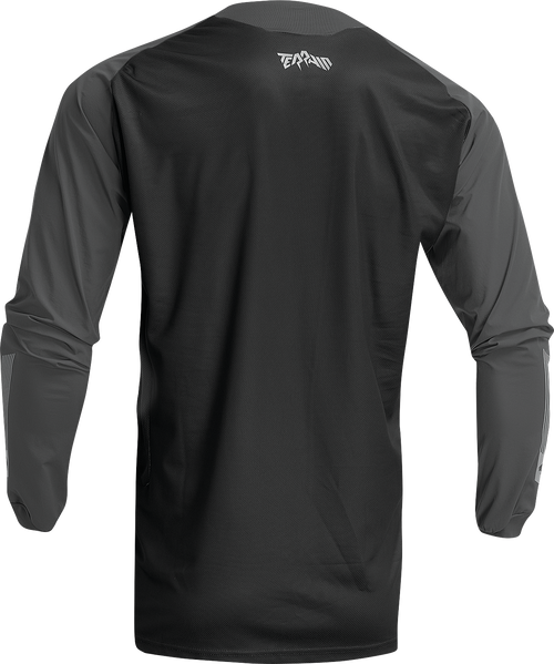 THOR Terrain Jersey - Black/Charcoal - Large 2910-7162
