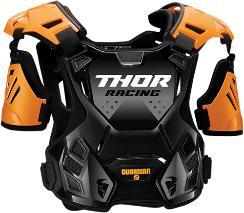 THOR Youth Guardian Roost Deflector - Orange/Black - S/M 2701-0971