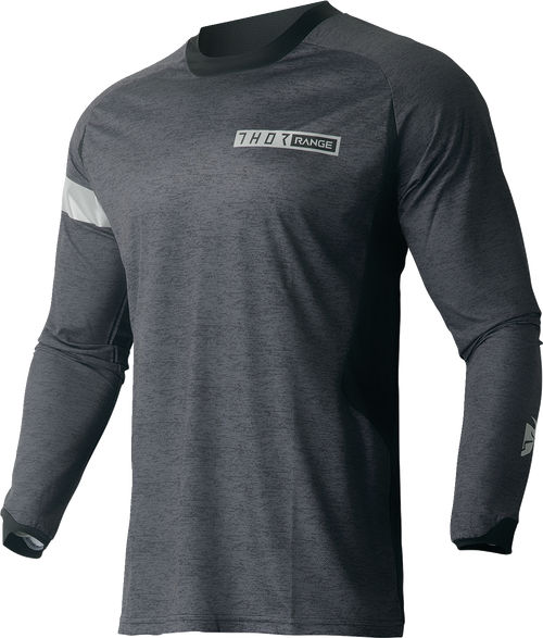 THOR Range Jersey - Black/Heather Gray - Medium 2910-7477