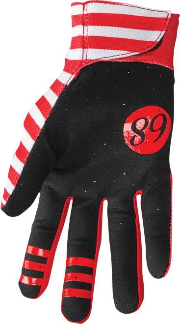THOR Mainstay Gloves - Slice - White/Red - XL 3330-7295