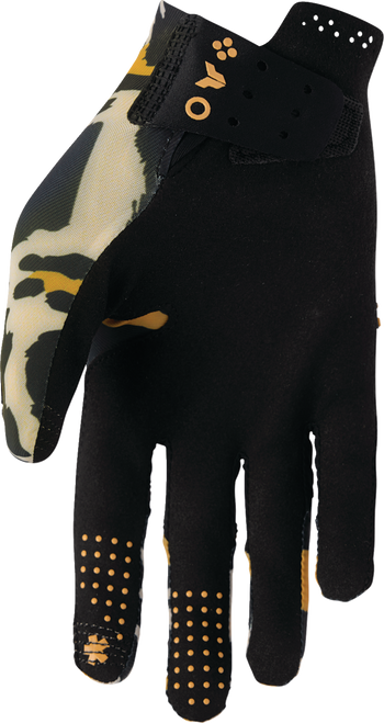 THOR Women's Sportmode Cheetah Gloves - Tan/Black - Medium 3331-0309