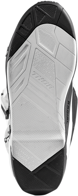 THOR Radial Boots Replacement Outsoles - Black/White - Size 11 3430-0898