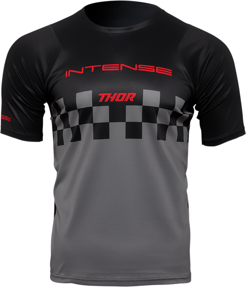 THOR Intense Assist Chex Short-Sleeve Jersey - Black/Gray - XS 5120-0144