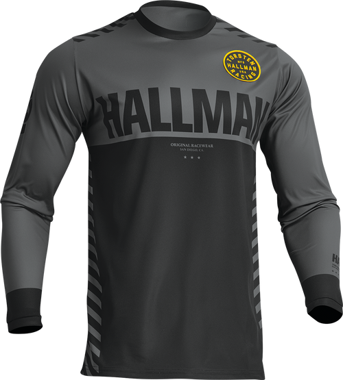 THOR Differ Slice Jersey - Charcoal/Black - Small 2910-7127