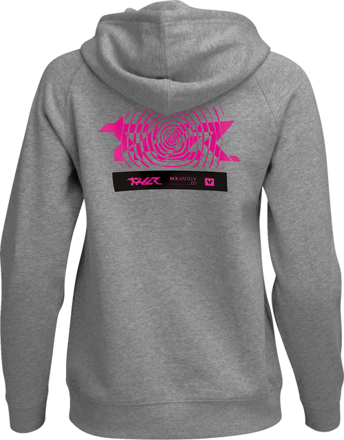 THOR Women's Mind Control Pullover Hoodie - Heather Gray - Medium 3051-1258