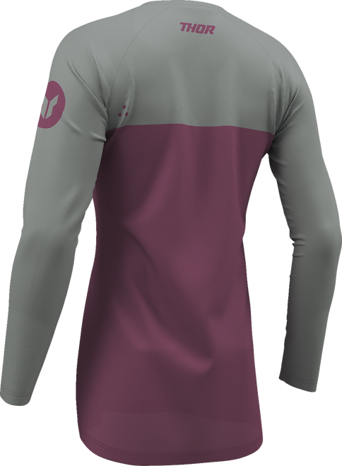 THOR Women's Ridemode Menace Jersey - Purple/Gray - 2XL 2911-0382