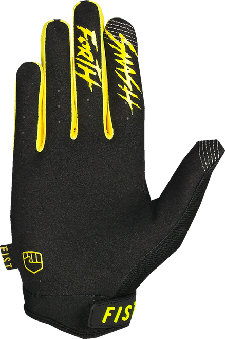 FIST HANDWEAR Strapped Stocker Gloves - Fluro Yellow - 2XL F-GS-01130-2XL