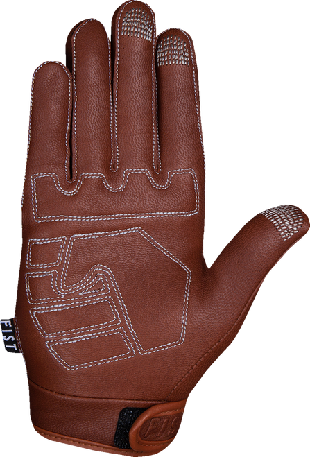 FIST HANDWEAR Road Warrior Leather Gloves - Tan - XS RW002XS