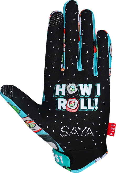 FIST HANDWEAR Strapped Saya Sakakibara Red Label Sushi Power Gloves - XL F-GS-01123-XL