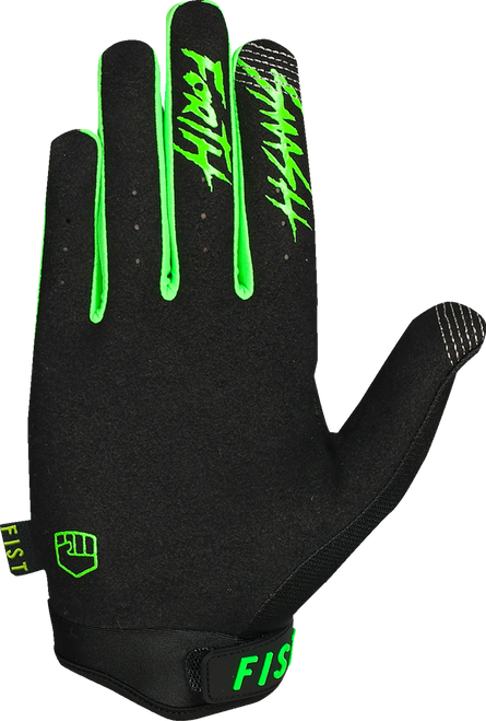 FIST HANDWEAR Youth Strapped Stocker Gloves - Fluro Green - XS F-GSY-01129-XS