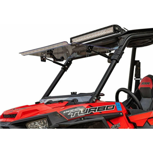 Polaris RZR 900 Scratch Resistant Flip Windshield | SuperATV
