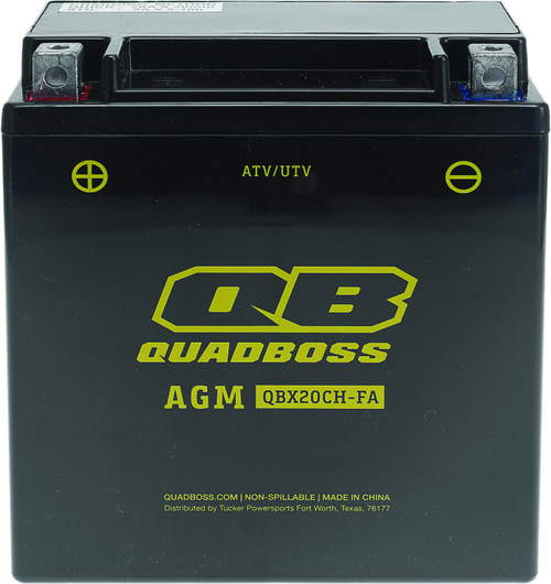 QuadBoss Maintenance-Free AGM Battery QBX20CH-FA