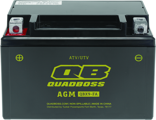 QuadBoss Maintenance-Free AGM Battery QBX9-FA