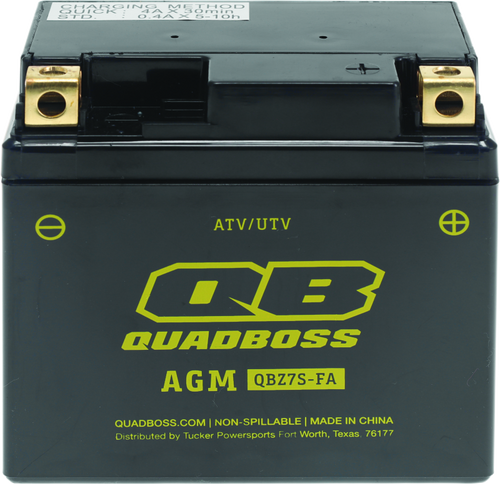 QuadBoss Maintenance-Free AGM Battery QBSZ7S-FA