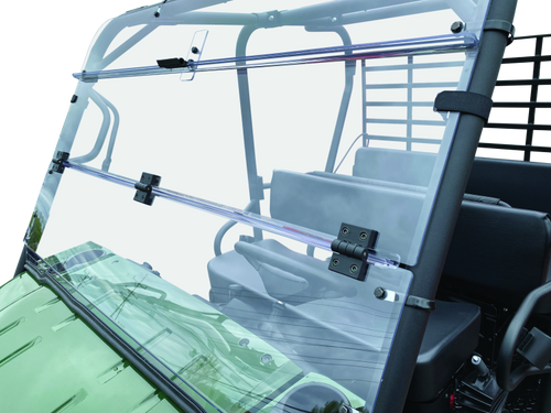 QuadBoss 09-22 Kawasaki KAF620M Mule 4010 4x4 Windbreak Folding Windshield