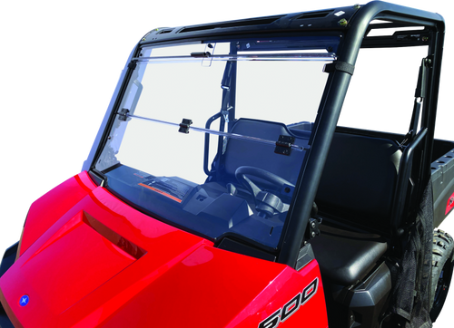 QuadBoss 17-21 Polaris Ranger 500 Windbreak Folding Windshield