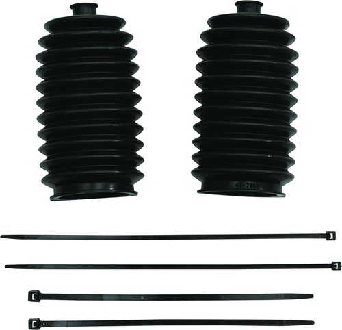 QuadBoss 17-19 Polaris ACE 500 Steering Rack Tie Rod Assembly Kit - Replacement Race Boot
