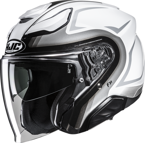 HJC F31 Helmet - Bask - MC10 - Large JA21NUS6410V