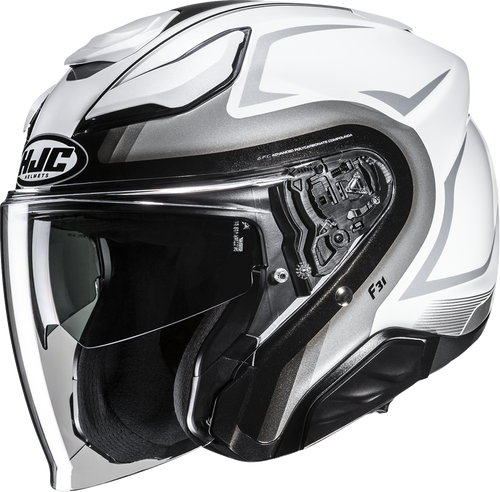 HJC F31 Helmet - Bask - MC10 - Large JA21NUS6410V