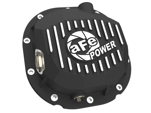 aFe 90-14 Ford F-150 Rear Differential Cover - Black w/ Machined Fins