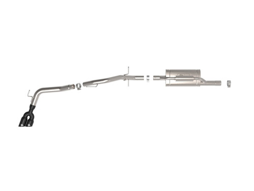 aFe 2024+ Ford Ranger L4-2.3L (t) Vulcan Series 2.5in to 3in Cat-Back Exhaust w/ Black Tip